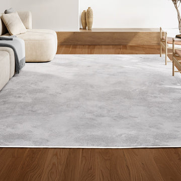 Porter Geometric Art Deco Fan Pattern High-low Area Rug